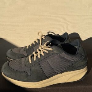 Common Projects Track Vintage Navy Blue Mens Sneakers 42 Made in Italy